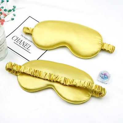 Imitated Silk Sleep Eye Mask Eye Patch Shading Eyepatch Travel Relax Lunch Break