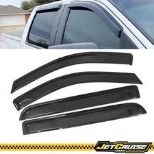 Fits 04-08 Ford F150 Super Crew Cab & Lincoln Mark LT Acrylic Window Visors 4Pcs