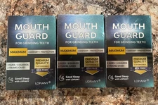 Night Guard for Teeth Grinding & Clenching Dental , 2 Sizes, 4 Guards, 3X Pack