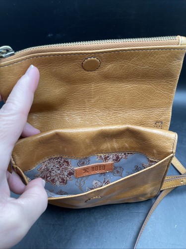 Borsa a tracolla piccola Hobo Butterscotch in pelle! Ottime condizioni - molte tasche - Foto 6 di 16