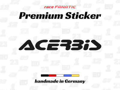 Acerbis Logo Vinyl Sticker   Motorrad Aufkleber   Enduro MX Motocross Decal