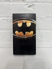 Batman 1989 VHS Tape Warner Home Video Starring Nicholson Keaton Used Good