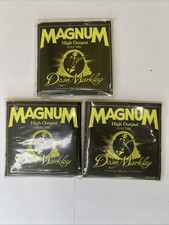Lot of 3 Dean Markley Magnum High Output Electric Guitar Strings Extra Light NOS