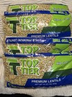 LOT of 4 Top Tier Premium Lentils, 16oz per bag (BEST BY 9/27) TOTAL 4lbs