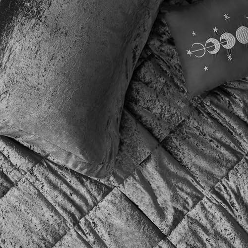 Intelligent Design Felicia Luxe Comforter Velvet Lush Double Sided Diamond - Picture 12 of 13