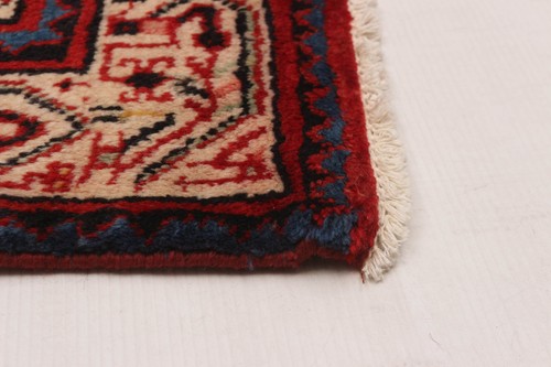 3'3" x 10'1" Vintage Hand-knotted Runner Rug Traditional Oriental Wool Carpet - Picture 5 of 9