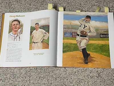 Christy Mathewson * HOF Pitcher ORIGINAL OIL PAINTING Artist Dick Perez  29x35