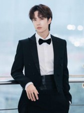 Men One Button Shawl Collar Tuxedo Jacket Groom Best-man Party Blk Slim Fit XL