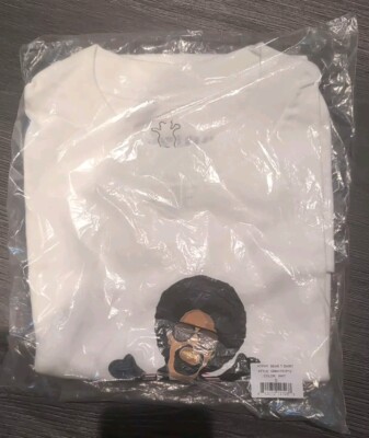 NEW Grizzly Griptape T-Shirt OG Bear Hyphy White Short Sleeve Tee Men Size Small