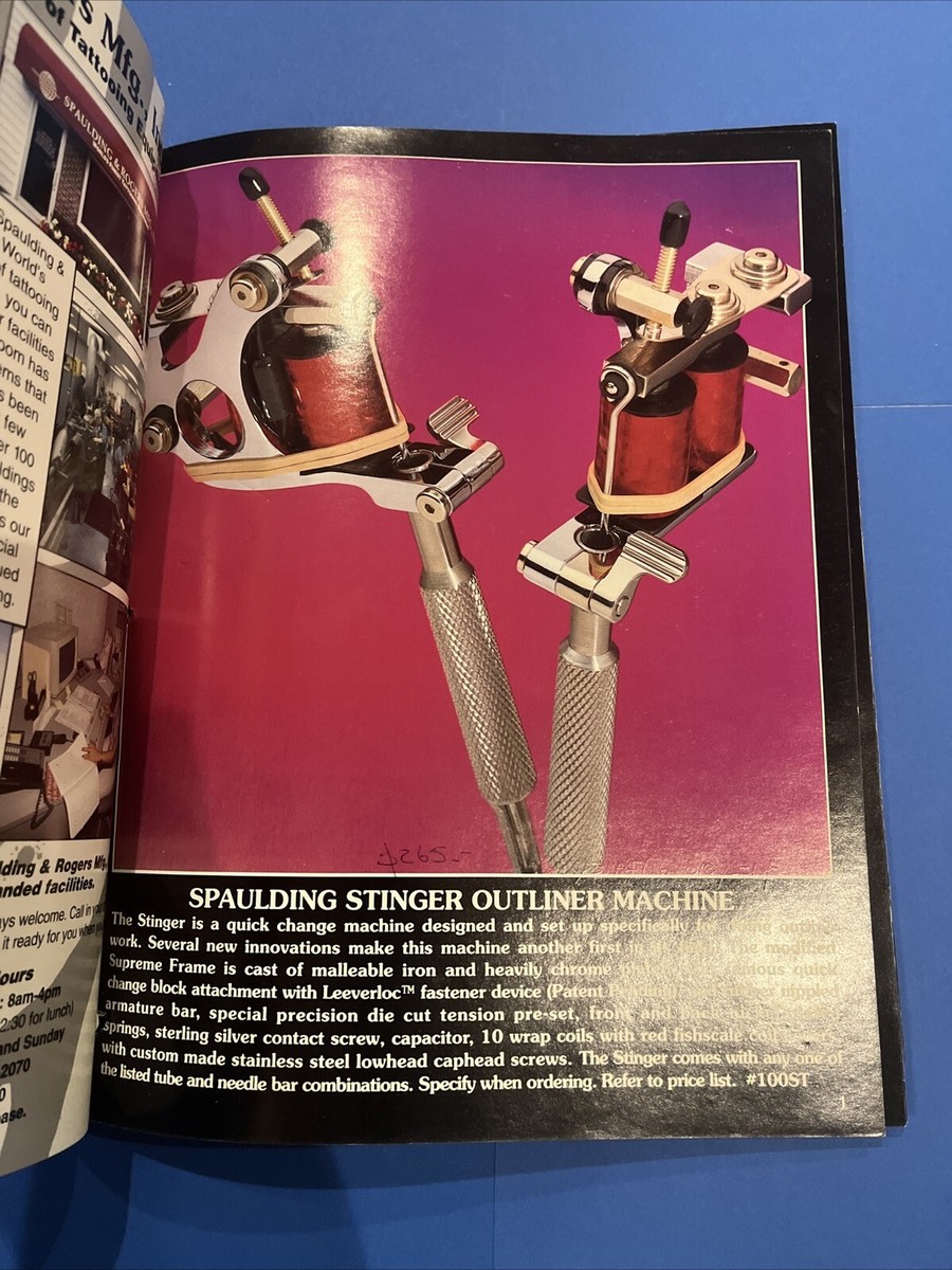 Vintage 1993-1994 Spaulding Rogers Mfg Tattoo Supply Books