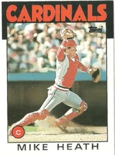 MIKE HEATH ST. LOUIS CARDINALS #46T - TOPPS TRADED NM-MT 1986
