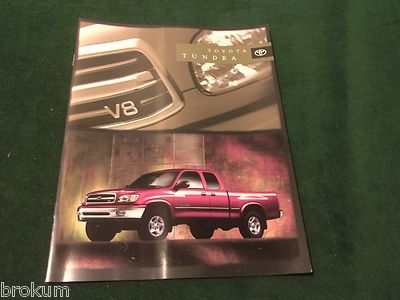 MINT TOYOTA TUNDRA 1998 SALES BROCHURE NEW ORIGINAL (box 754)