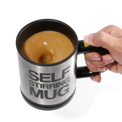 Selbstklebende Edelstahl Tasse Thermotasse für Kaffee Cappuccino