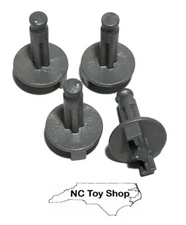 4 Rare KNEX Gray Stub Axle Rod Replacement Parts Standard Pieces Lot K'NEX