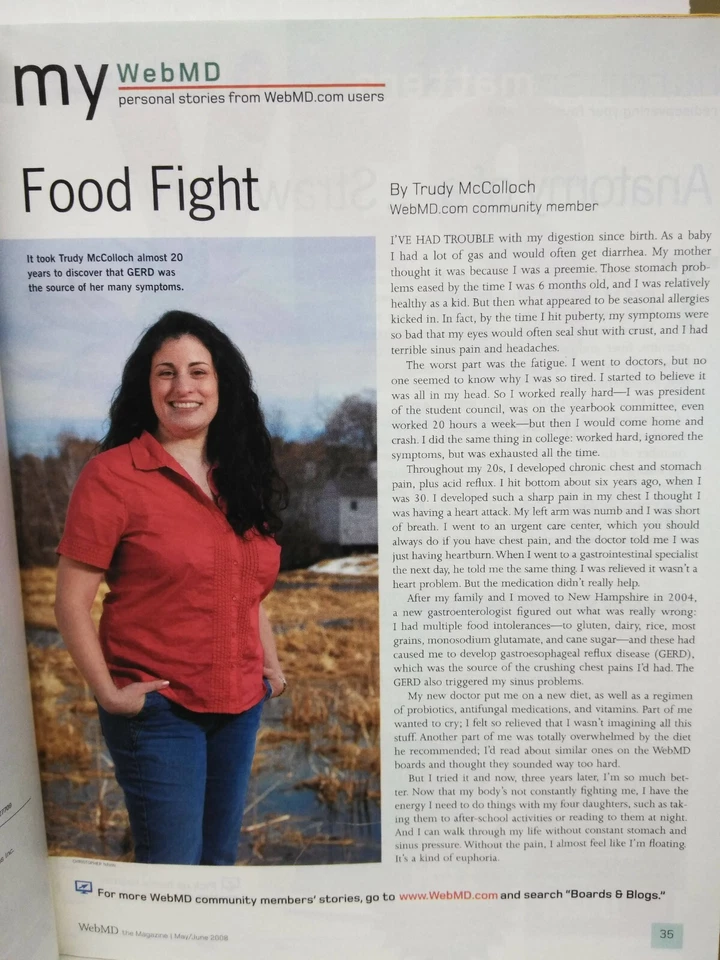 2006 MAY / JUNE WebMD KELLY RIPA COVER - SPECIAL WOMEN'S HEALTH ISSUE Foto 3 de 4