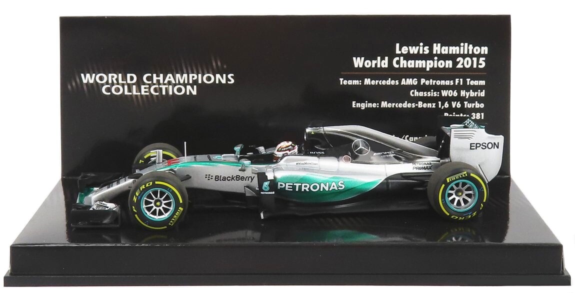 Minichamps Mercedes W06 AMG F1 #44 2015 Lewis Hamilton World