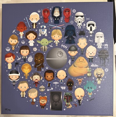 Jerrod Maruyama   Galaxy of Cute   Canvas LE 195   NEW Disney Star Wars