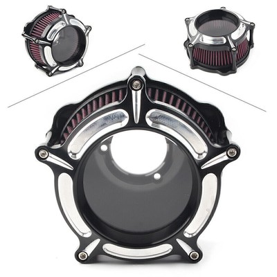 Motorrad-Luftfilter Für Harley Sportster 883XL 1200 (2004-2023) – Mattschwarz, Aluminium, Freiliegendes Design