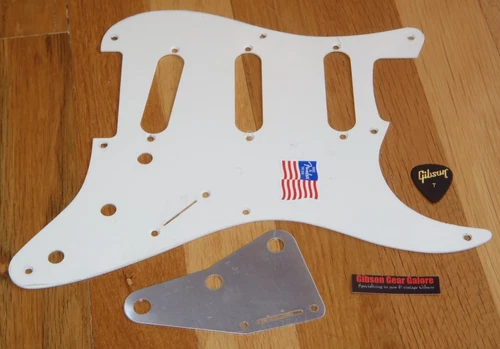 Fender Stratocaster Pickguard Eric Johnson American Standard White Guitar Parts