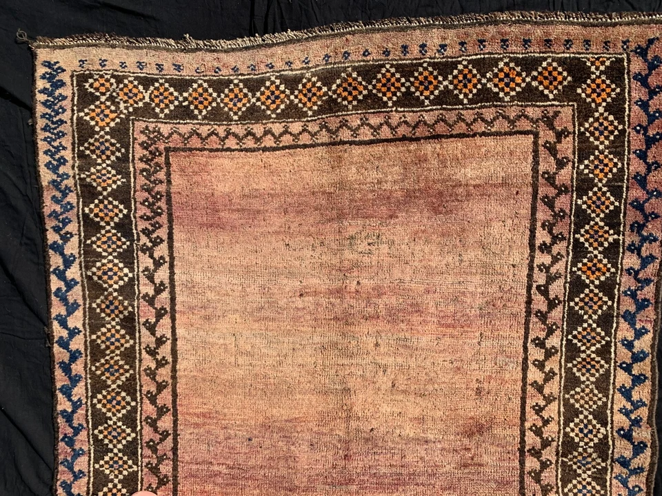 antique rare fine Persian rug tribal Lori Luri gabbeh runner tapis persan 195x99 - Photo 3/4