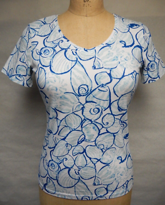 Haut Talbots Bleu Coquille Sans Manches – Taille M Petite, Parfait Pour Bureau