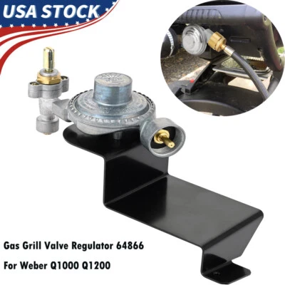 CORTILE Replacement Gas Grill Contorl Valve Regulator 64866 for Weber Q1000 Q1200 Series