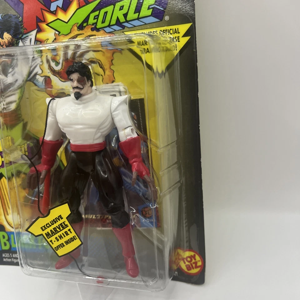 Nueva figura de acción 1994 Marvel Comics X-Men X-Force Black Tom de Toy Biz sin usar, en caja Foto 4 de 4