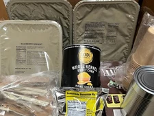 UGR MRE DINNER KIT MEAL MENU 6 CORNED BEEF HASH FEED UP TO 18 PEOPLE