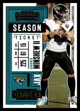 2020 Panini Contenders #49 Gardner Minshew II Jacksonville Jaguars Football Card