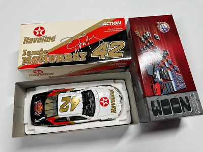 Action Nascar #42 Jamie McMurray Havoline Davey Allison  Dodge 1:24 Autographed 