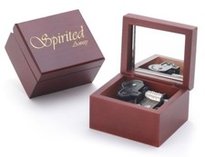 Red Wood Engrave SPIRITED AWAY Music box SPIRITED AWAY - ALWAYS WITH ME