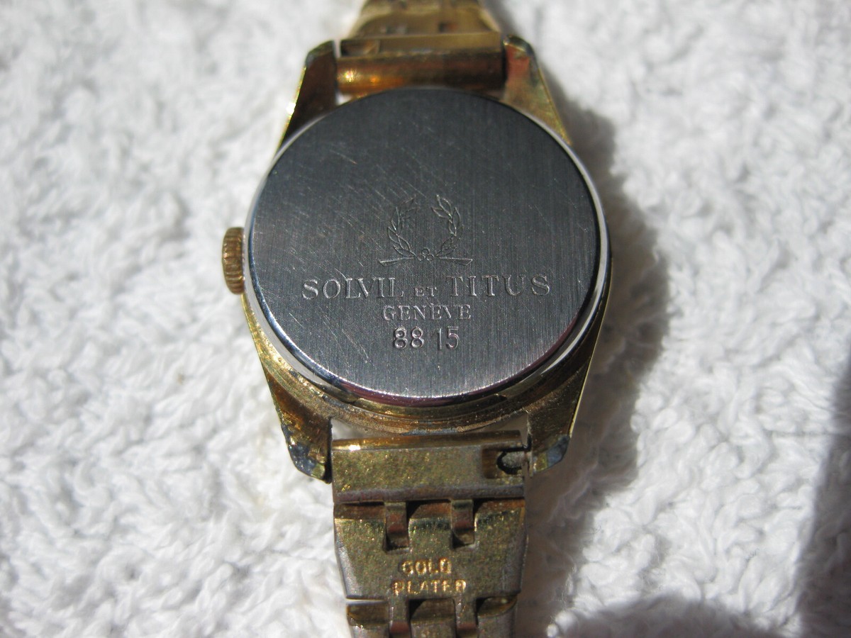 時計 TITUS Yahoo!オークション - 現状品 TITUS SWISS 17JEWELS 14K 0.585