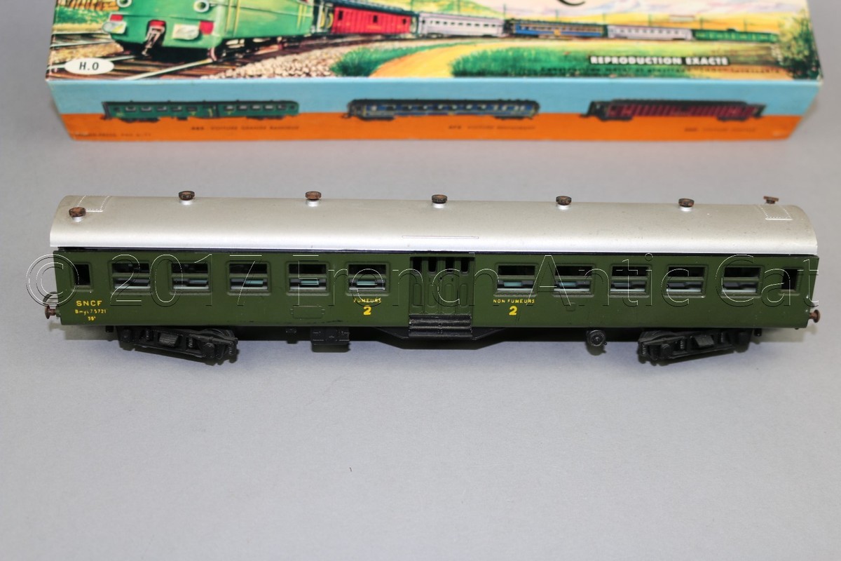 MARKLIN HO REF. 4136 VOITURE VOYAGEUR 3e CLASSE C4ü 17 944 MUNCHEN WAGON PASSAGER DRG, AMENAGÉ - Collection
