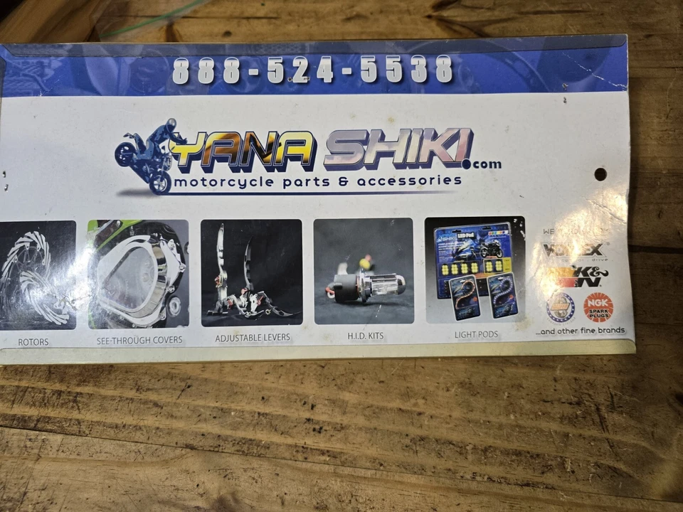 Espelho de substituição direito Yana Shiki fabricante de equipamento original 2008-14 Yamaha R6 - Imagem 4 de 4