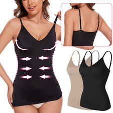 Women Compression Vest Tummy Control Shapewear Body Shaper Tank Tops Camisole