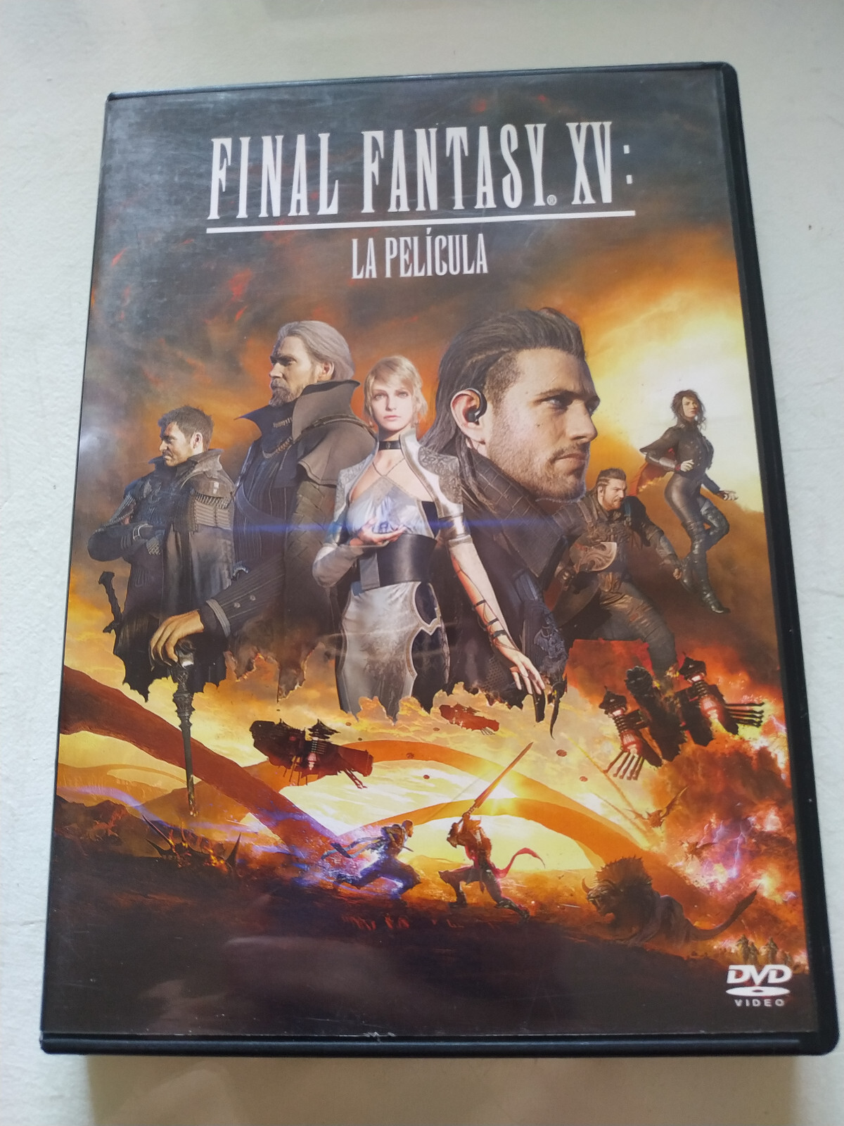 Final Fantasy XV The Movie - DVD + Extras Spanish English Region 2 3T