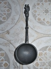 1 alter Zinn L&ouml;ffel schwer 17cm lang