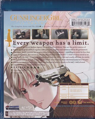Gunslinger Girl-Season 2: II Teatrino (Blu-ray) for sale online | eBay