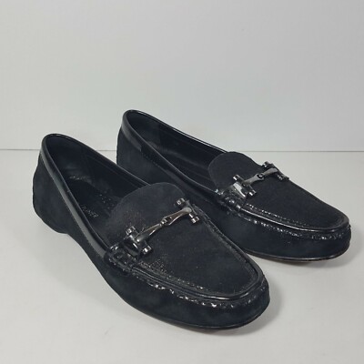 Donald Pliner Leather Driving Moccasins Size 7.5 Loafers  display picture 2