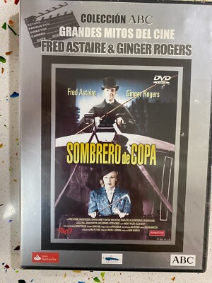 SOMBRERO DE COPA DVD NUEVO PRECINTADO FRED ASTAIRE GINGER ROGERS ESPAÑOL INGLES