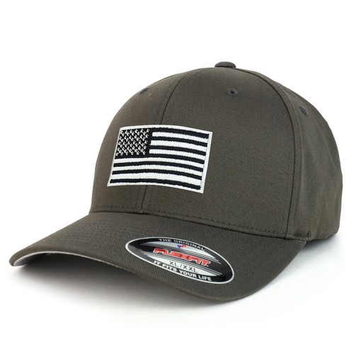 USA American Flag Embroidered Flexfit Cap Fits Up to 4XL - FREESHIP - Picture 5 of 10