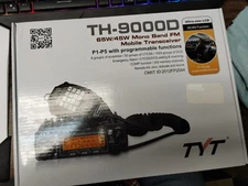 Th-9000D Vhf Mono Band Mobile Transceiver 65 Watt 200 Channel 8 Group Scrambler