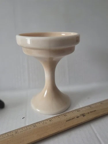 Vintage Westmoreland Peach Milk Glass  Fairy Lamp Base Only