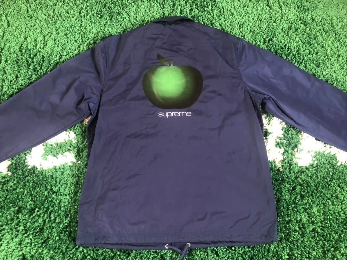 Veste Supreme Apple Coaches bleu marine M neuve