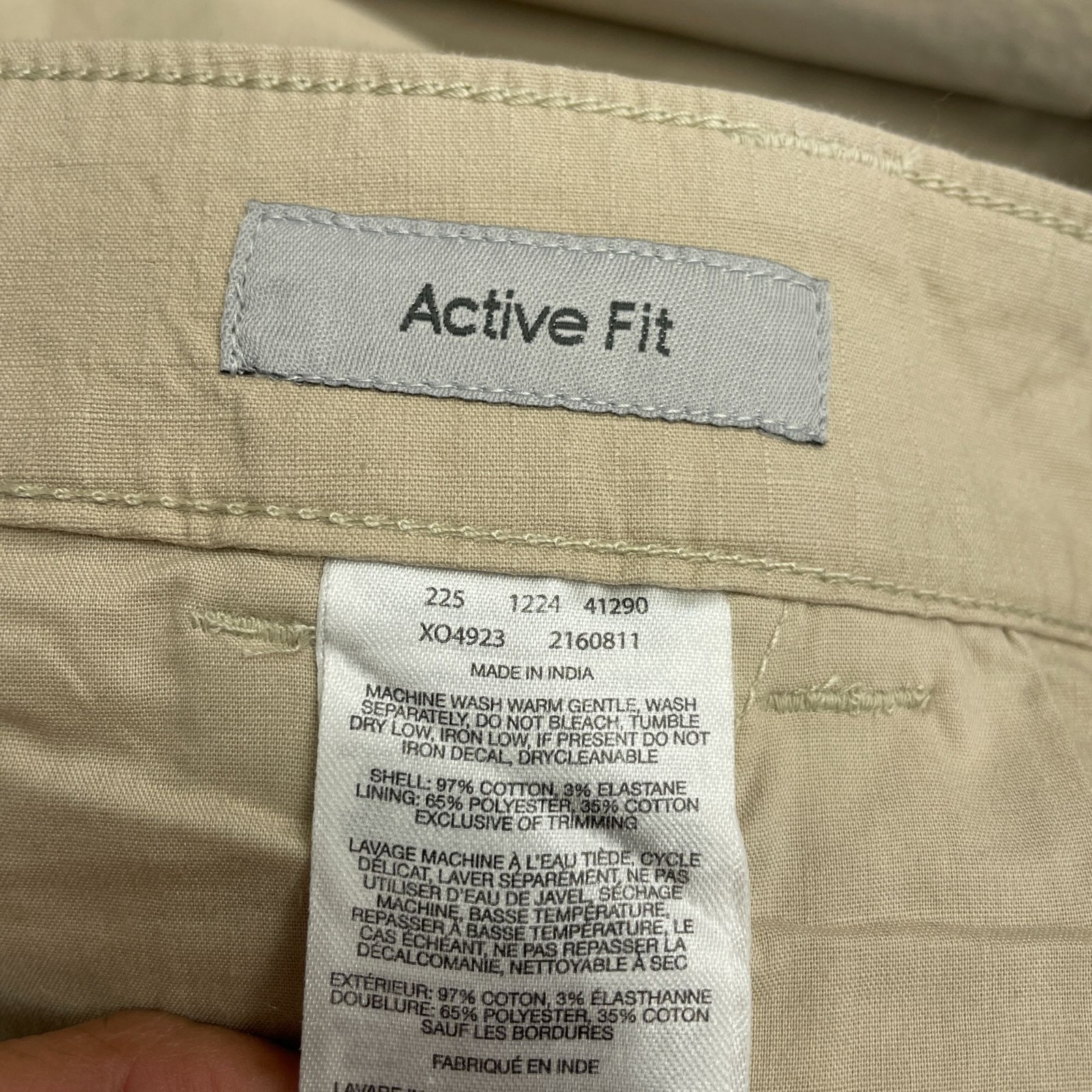 Columbia Men's Active Fit Straight Tech Pants 36x30 Ancient Fossil Beige M0318 thumbnail 3