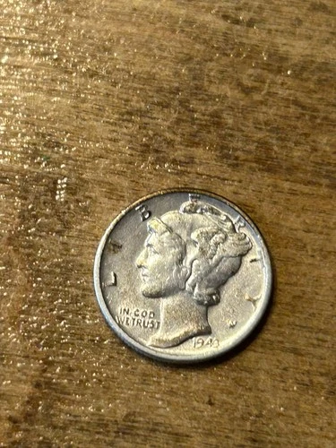 1943S Mercury Dime XF+