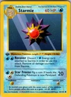 Starmie 64/102 Common Base Set Shadowless Pokemon 1st Edition Lightly Played