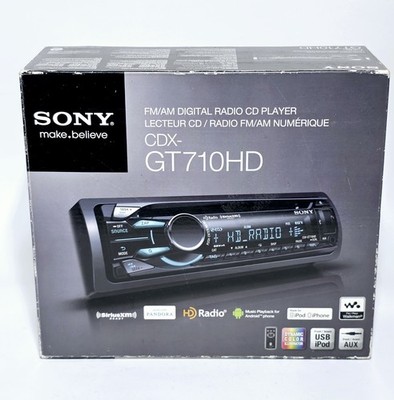 Sony CDX-GT710HD Car Stereo CD Player HD Radio USB AUX SiriusXM NEW Open Box