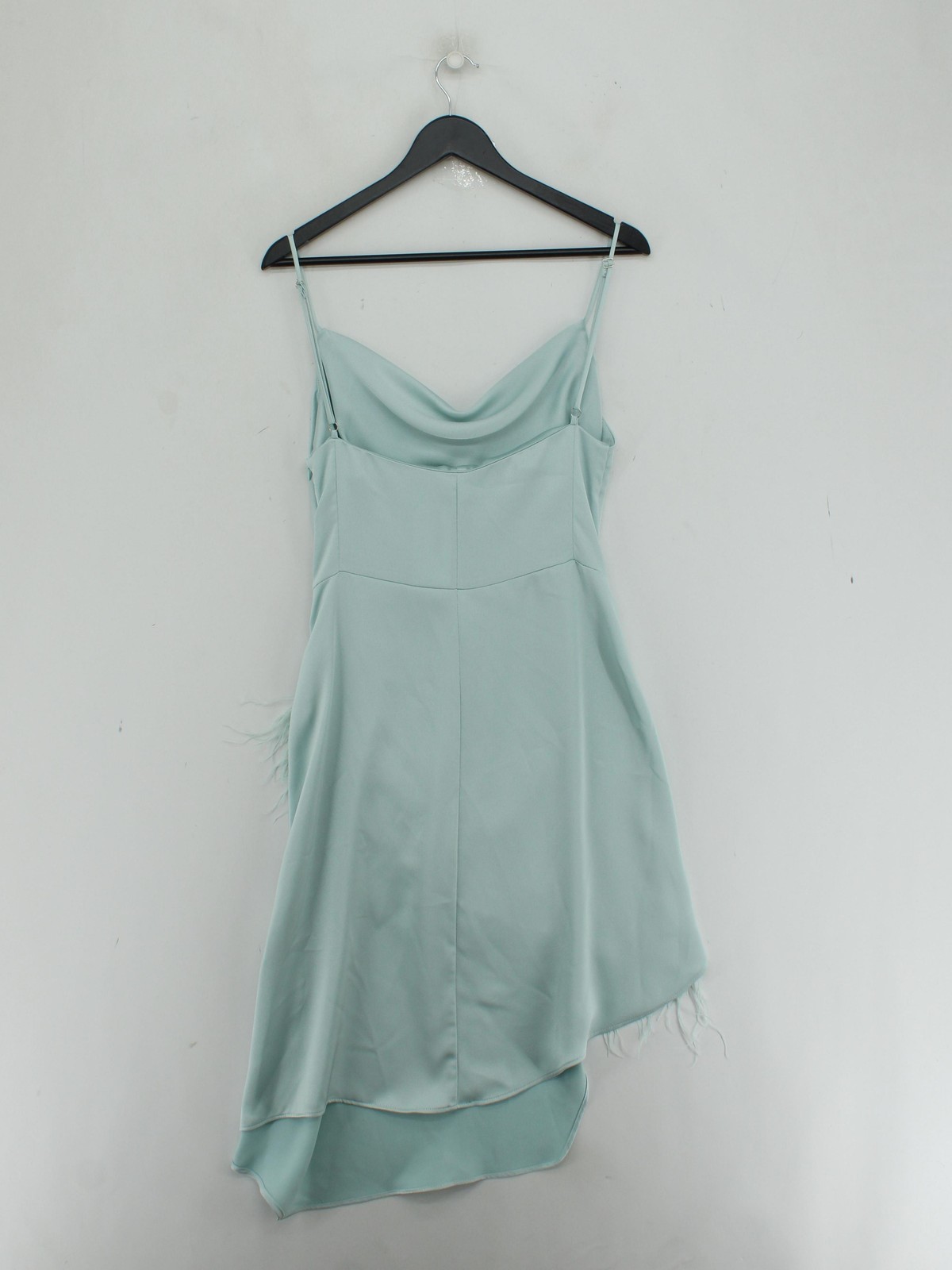 Karen Millen Slip Mini Dress UK12 in Blue image 2