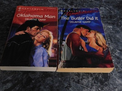 Harlequin Temptation Delayne Camp lot of 2 Contemporary Romance Paperbacks